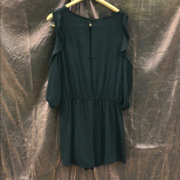 Black Ruffled Romper - Picture 6 of 7